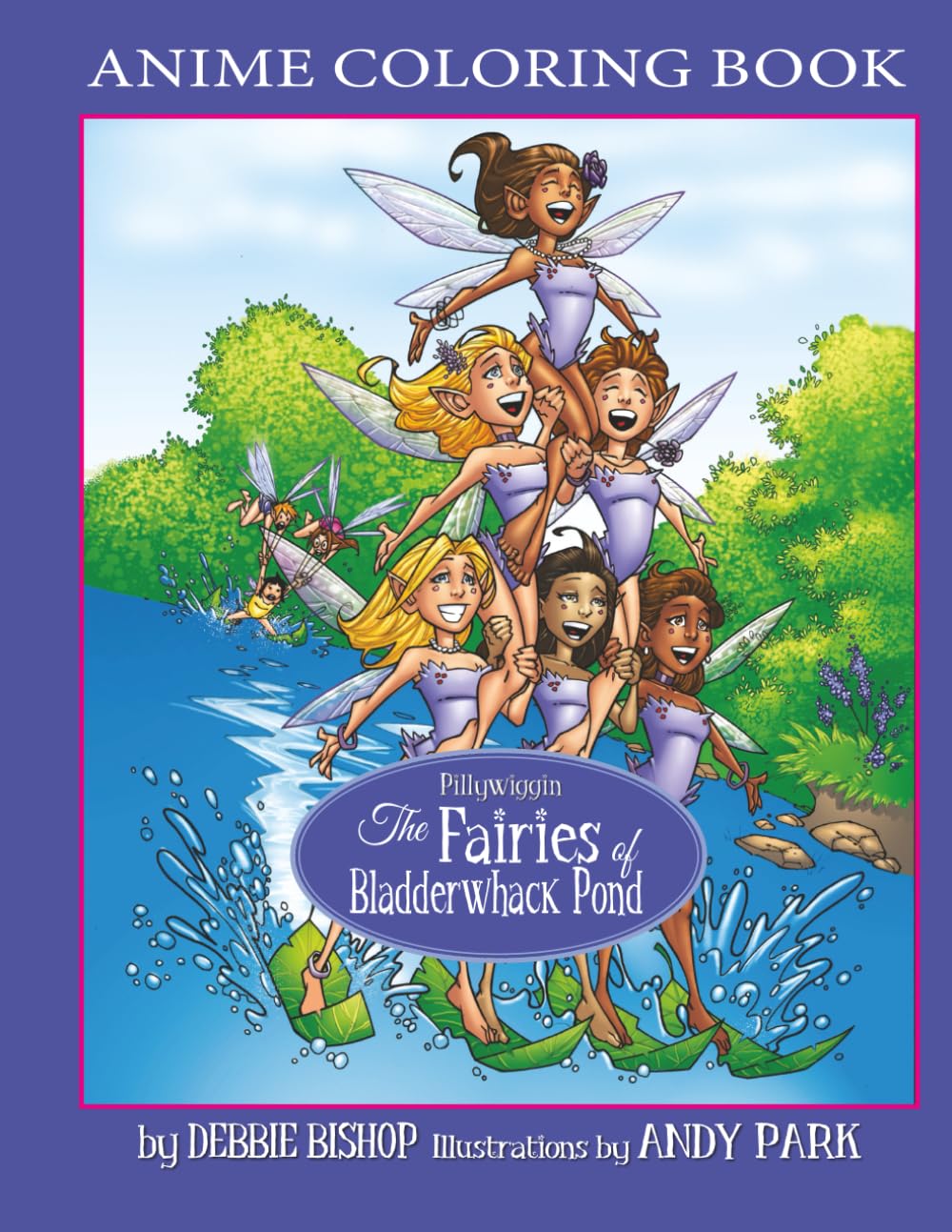 Anime Style Coloring Book